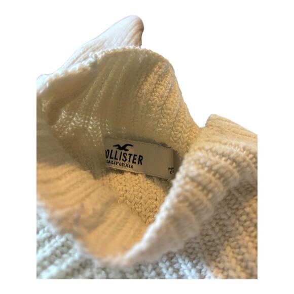 Hollister Cream Turtleneck Cropped Size S - Picture 3 of 4